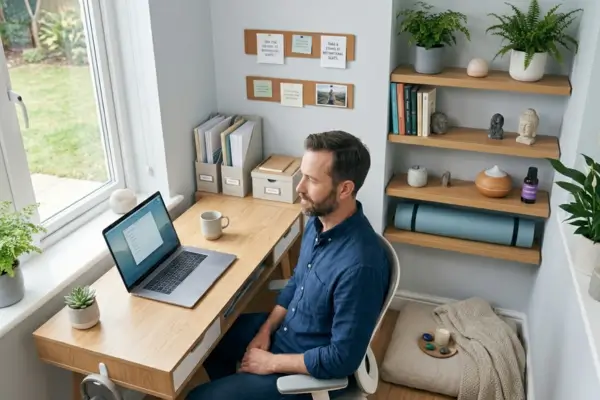 Criando um Espaço de Trabalho Zen Transforme Seu Home Office